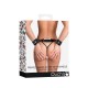 Ouch Old School Tattoo Printed Hand Cuffs With Handle Ouch Old School Tattoo Printed Hand Cuffs With Handle