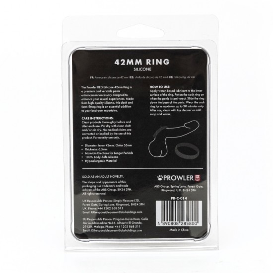 Prowler Red Silicone 42mm Ring Prowler Red Silicone 42mm Ring