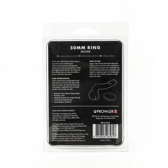 Prowler Red Silicone 50mm Ring Prowler Red Silicone 50mm Ring