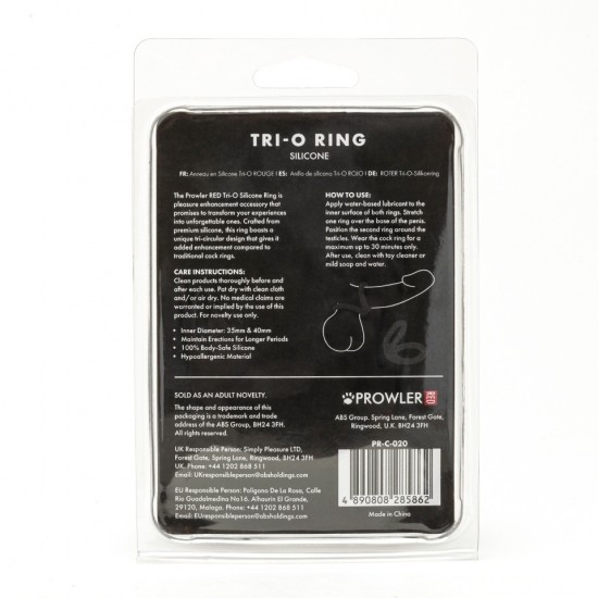 Prowler Red Tri O Silicone Ring Prowler Red Tri O Silicone Ring
