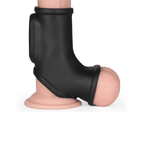 Lovetoy Vibrating Penis and Scrotum Sleeve Lovetoy Vibrating Penis and Scrotum Sleeve