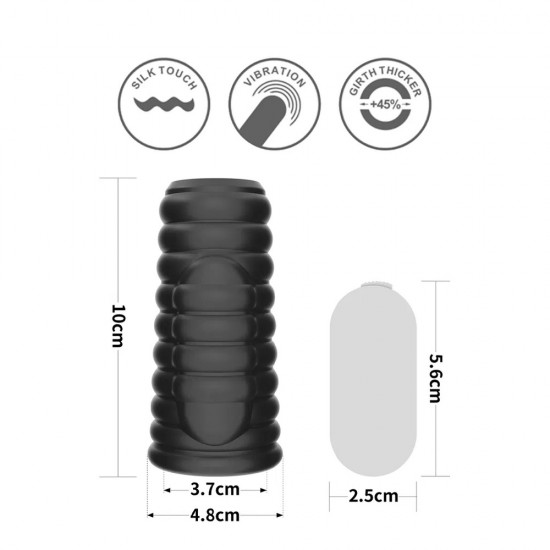 Lovetoy Wave Vibrating Penis Sleeve Lovetoy Wave Vibrating Penis Sleeve