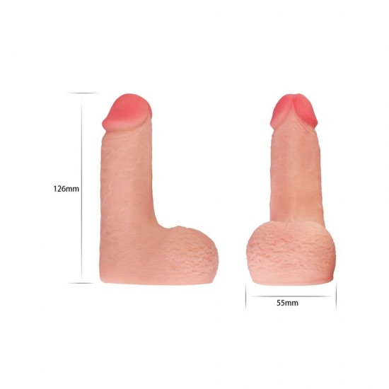 Lovetoy Skinlike Limpy Cock 5 Inches Flesh Pink Lovetoy Skinlike Limpy Cock 5 Inches Flesh Pink