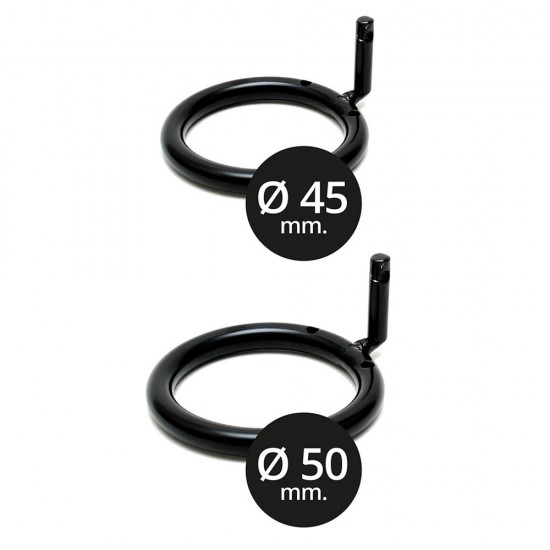 Opening Metal Male Chastity Device With 2 Padlocks Opening Metal Male Chastity Device With 2 Padlocks