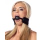 Black Padded Mouth Gag With Breathable Ball Black Padded Mouth Gag With Breathable Ball