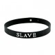 Black Silicone Slave Collar Black Silicone Slave Collar