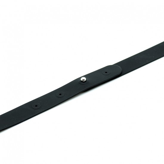 Black Silicone Slave Collar Black Silicone Slave Collar