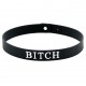 Black Silicone Bitch Collar Black Silicone Bitch Collar