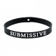 Black Silicone Submissive Collar Black Silicone Submissive Collar