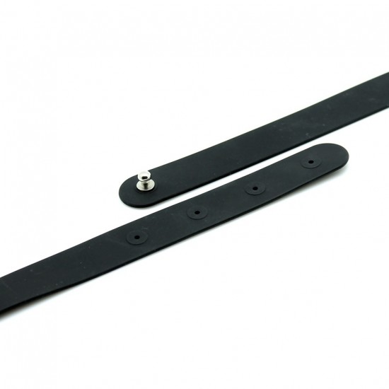 Black Silicone Submissive Collar Black Silicone Submissive Collar