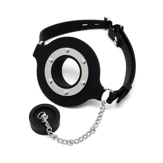 Mouth Gag With Opening And Stopper Mouth Gag With Opening And Stopper