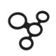 Rimba Quatro Cock Ring And Ball Splitter Rimba Quatro Cock Ring And Ball Splitter