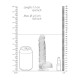 RealRock 6 Inch Transparent Realistic Crystal Clear Dildo RealRock 6 Inch Transparent Realistic Crystal Clear Dildo