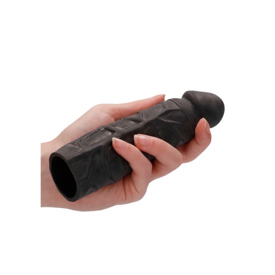 RealRock 7 Inch Penis Sleeve Black RealRock 7 Inch Penis Sleeve Black