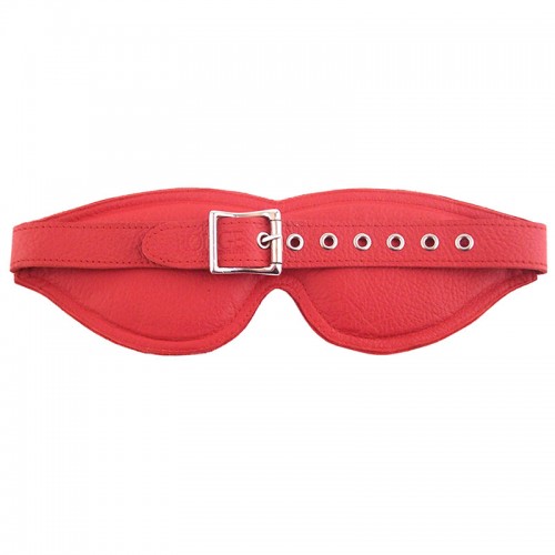Rouge Garments Large Red Padded Blindfold