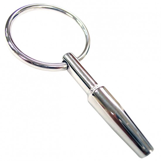 Rouge Stainless Steel Urethral Probe With Ring Rouge Stainless Steel Urethral Probe With Ring