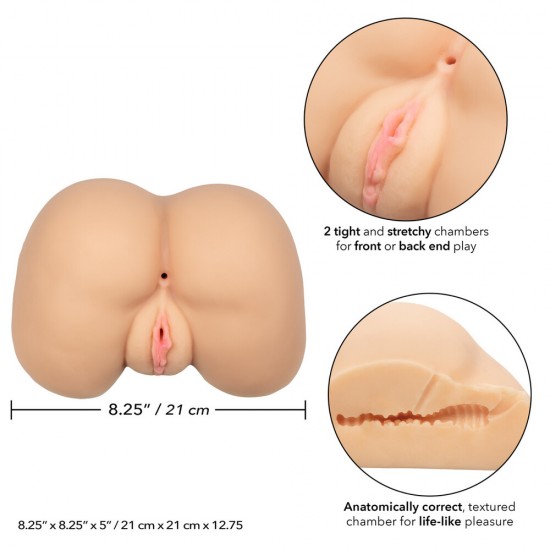Stroke It Life Size Ass Flesh Pink Stroke It Life Size Ass Flesh Pink