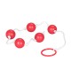 Medium Pleasure Anal Beads Assorted Colours Medium Pleasure Anal Beads Assorted Colours