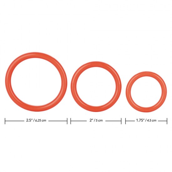 TriRings Set Of Three Cock Rings TriRings Set Of Three Cock Rings