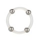 Steel Beaded Silicone Cock Ring XL Steel Beaded Silicone Cock Ring XL