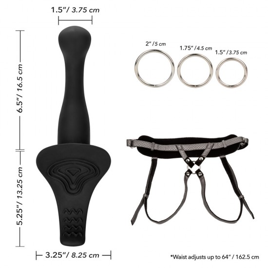 The Royal Vibrating Set Crotchless Strap On Plus Vibrating Probe The Royal Vibrating Set Crotchless Strap On Plus Vibrating Probe
