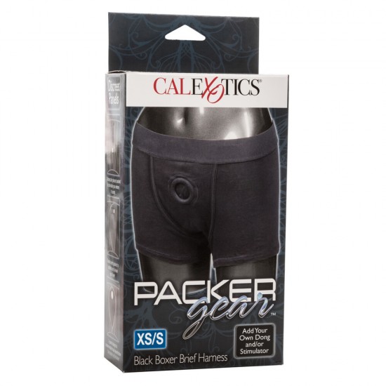 Packer Gear Boxer Harness Black Xtra Small to Small Packer Gear Boxer Harness Black Xtra Small to Small