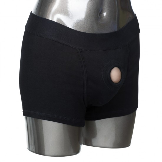 Packer Gear Boxer Harness Black Medium to Large Packer Gear Boxer Harness Black Medium to Large