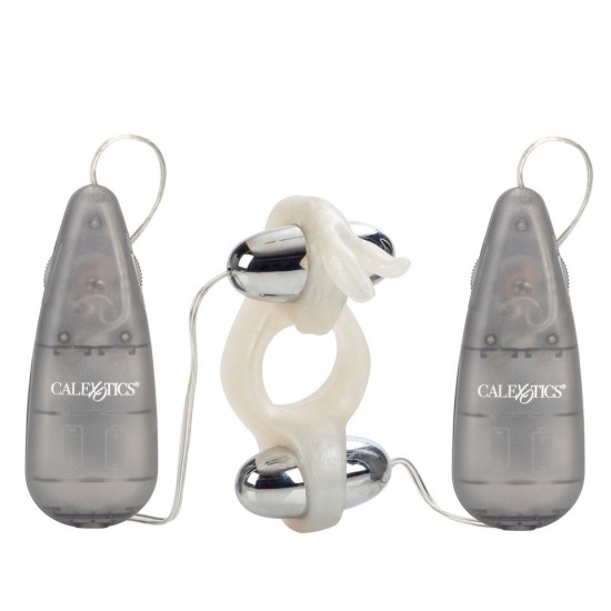 Rocking Rabbit Duo Vibrating Cock Ring Rocking Rabbit Duo Vibrating Cock Ring