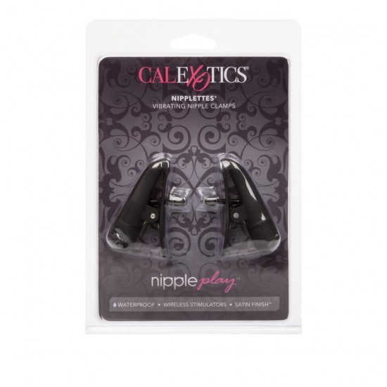 Nipplettes Vibrating Black Nipple Clamps Nipplettes Vibrating Black Nipple Clamps
