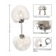 Ultra Fluffy Furry Cuffs White Ultra Fluffy Furry Cuffs White