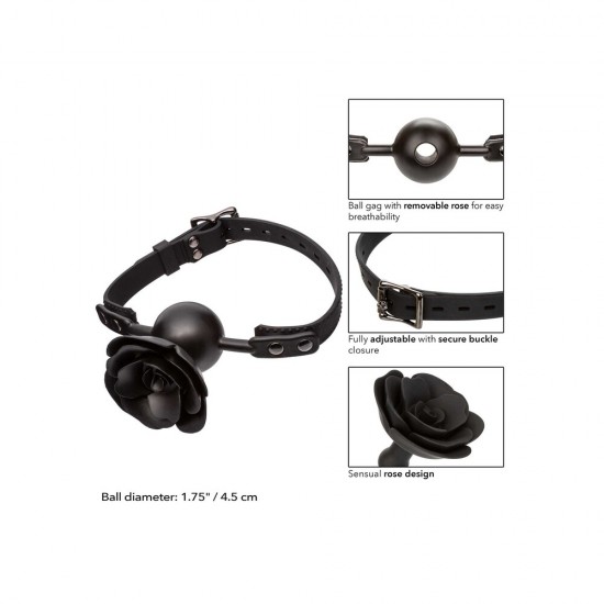 CalExotics Forbidden Removable Rose Gag CalExotics Forbidden Removable Rose Gag