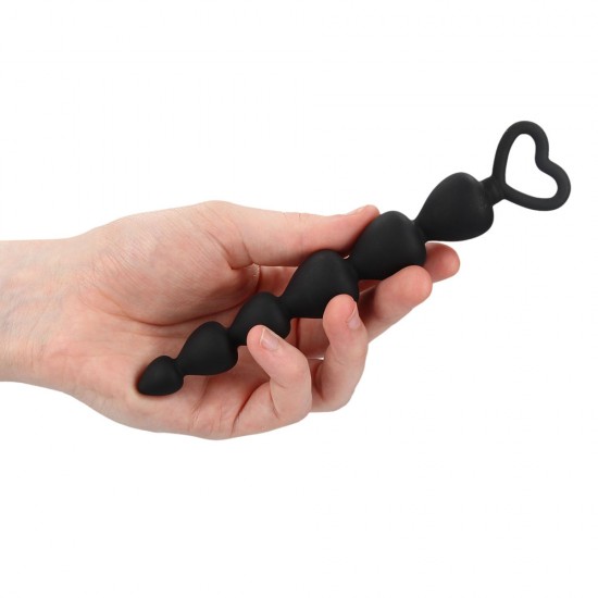 Black Silicone Anal Beads Black Silicone Anal Beads