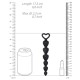 Black Silicone Anal Beads Black Silicone Anal Beads