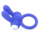 Cock Ring With Rabbit Ears Blue Cock Ring With Rabbit Ears Blue