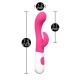 Silicone Dual Motors GSpot Vibrator Pink Silicone Dual Motors GSpot Vibrator Pink