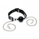 Mouth Gag And Nipple Chain Mouth Gag And Nipple Chain