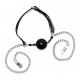 Mouth Gag And Nipple Chain Mouth Gag And Nipple Chain